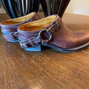 Frye leather booties. Size 7.5. Fit like an 8-8.5